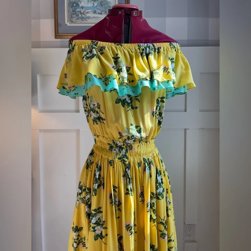 Matilda Jane Yellow Sundress with Flutter Hem Size XS​ - Picture 7 of 12